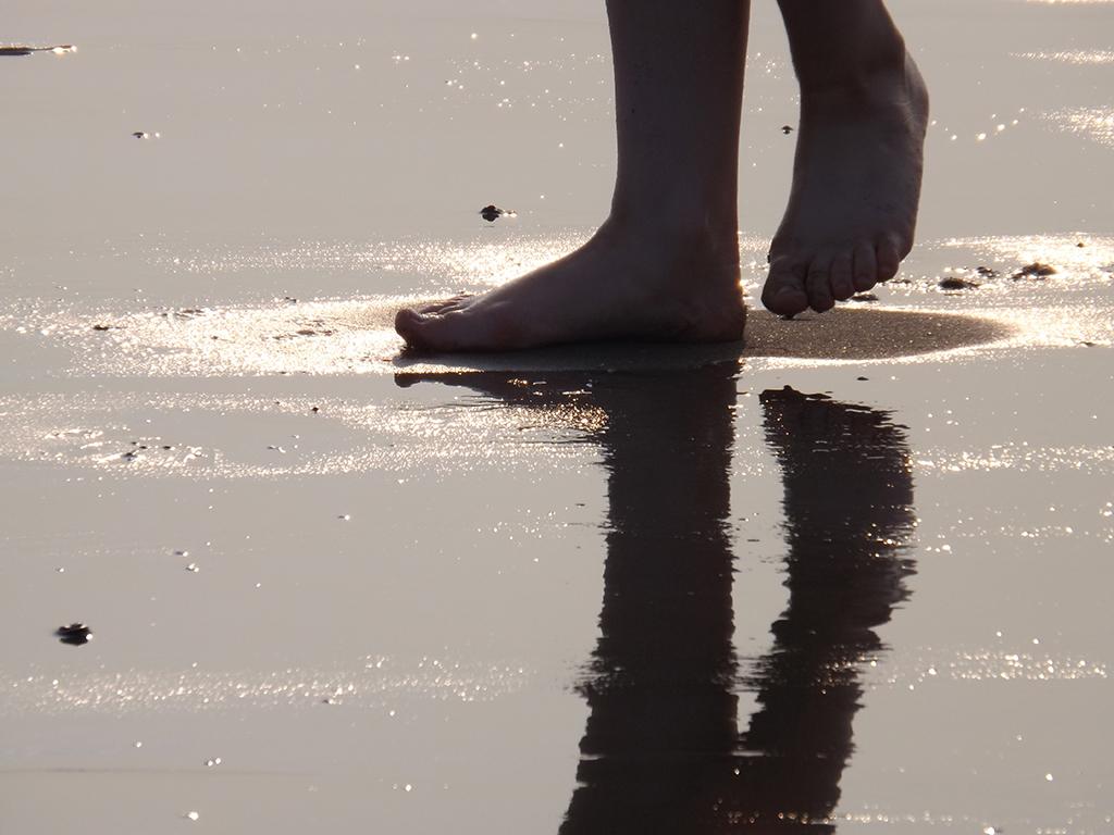 Barefoot on the Sand